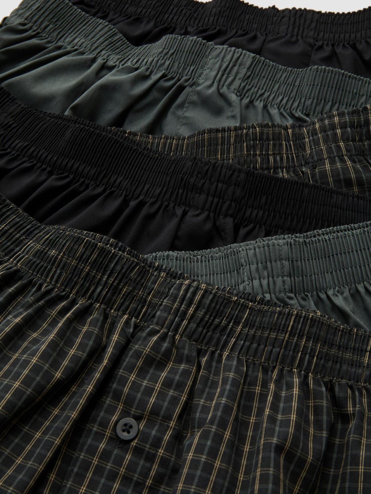 6pk Woven Boxer Shorts - Dark Green