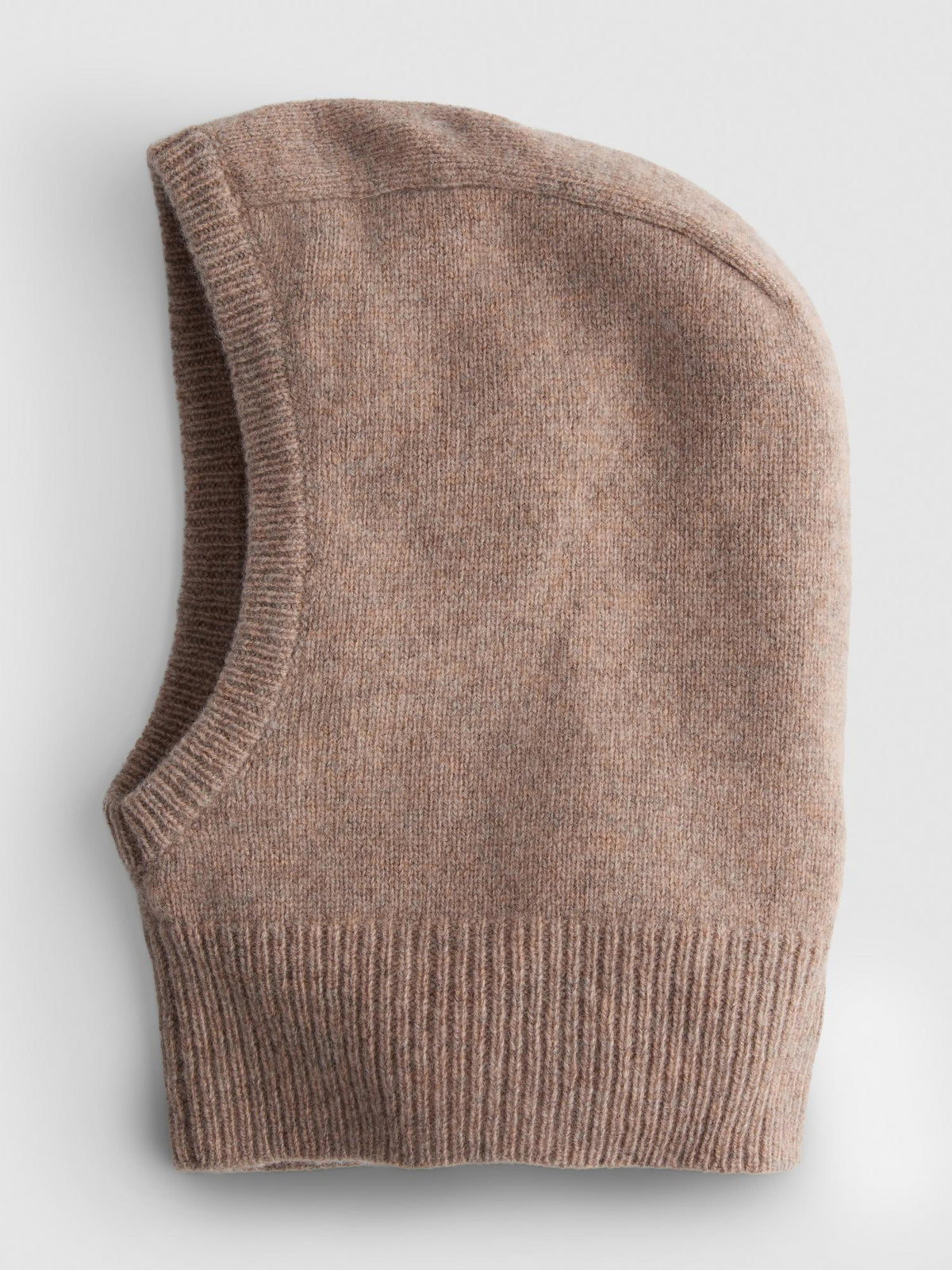 The Edit Pure Wool Hood - Beige