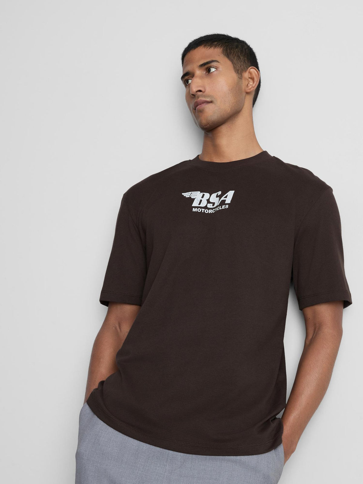 BSA Motorcycles T-Shirt - Charcoal