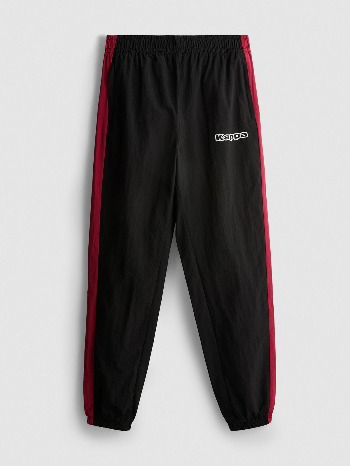 Kappa Side Stripe Woven Joggers - Black