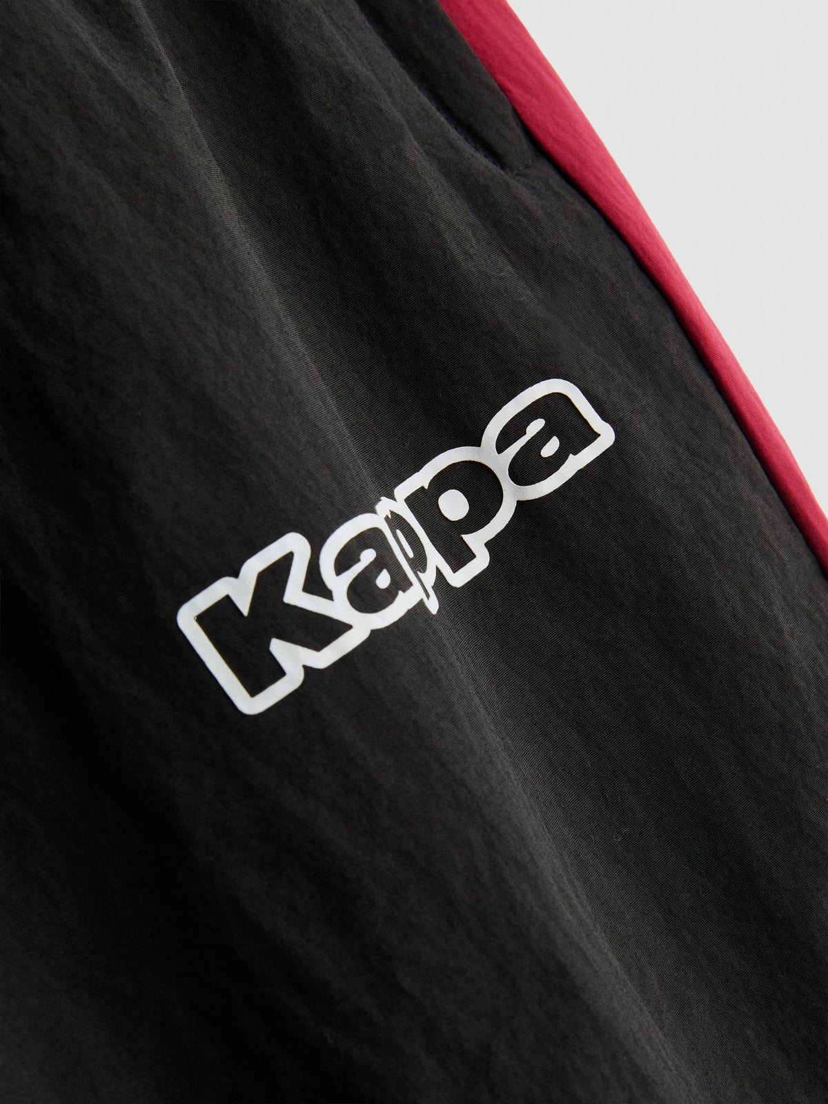 Kappa Side Stripe Woven Joggers - Black