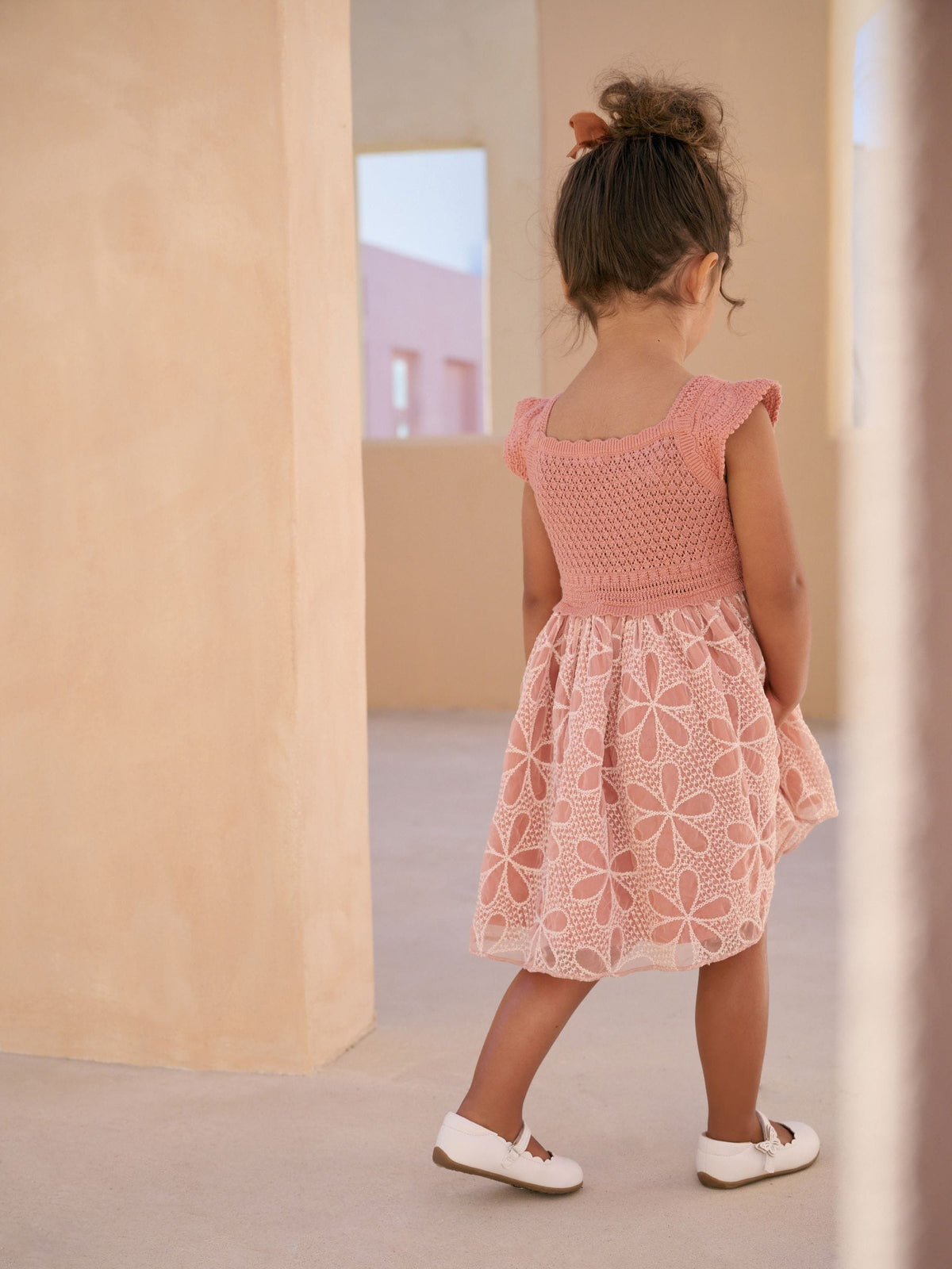 Pink Occasion Knit Dress (3mths-10yrs)