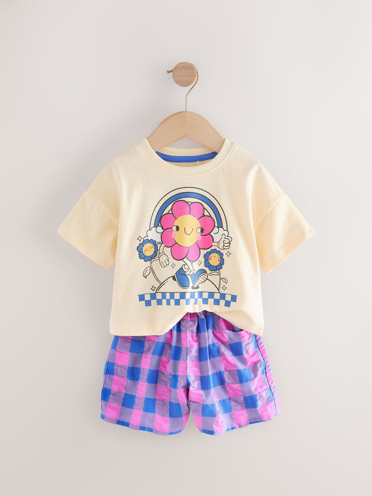 Purple T-Shirt and Short Set (3mths-7yrs)