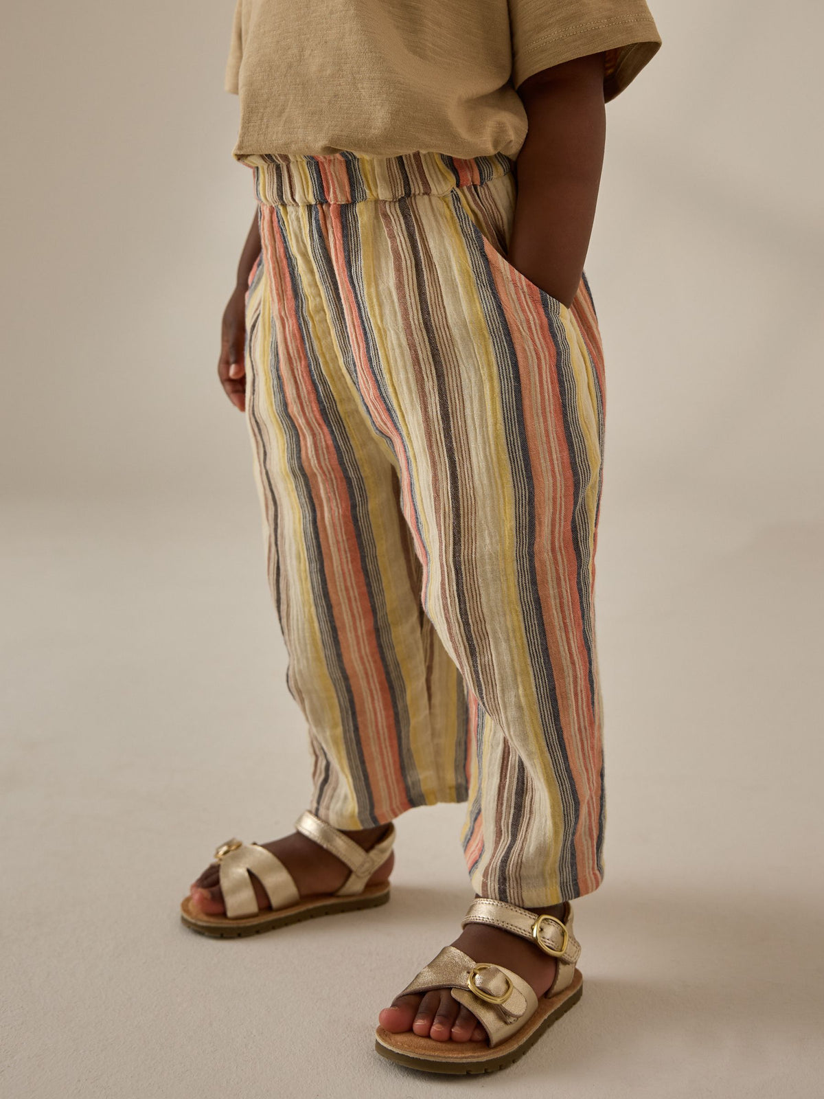 Stripe Pull On Trousers (3mths-7yrs)