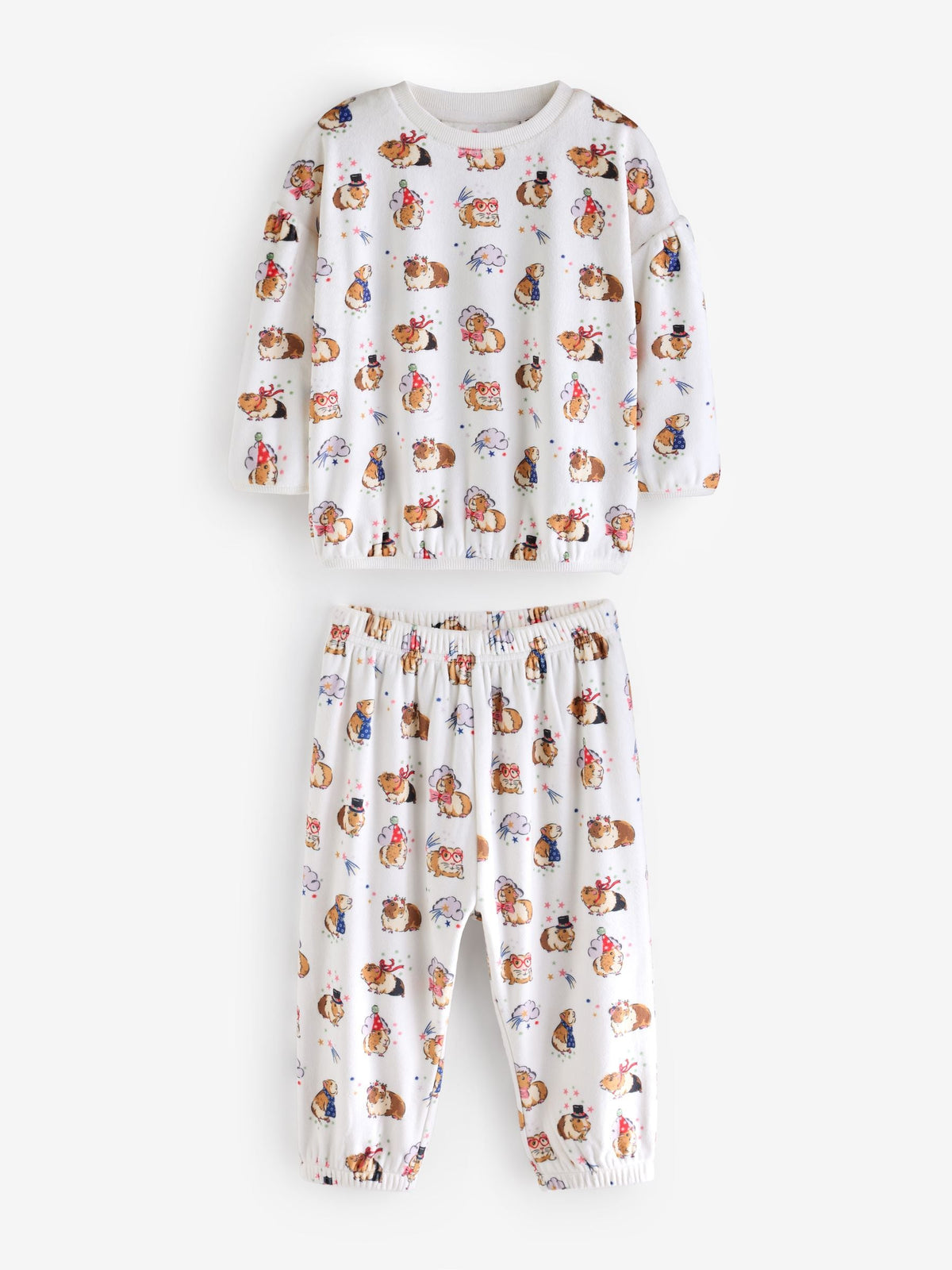 Ecru White Cath Kidston Cosy Fleece Pyjamas