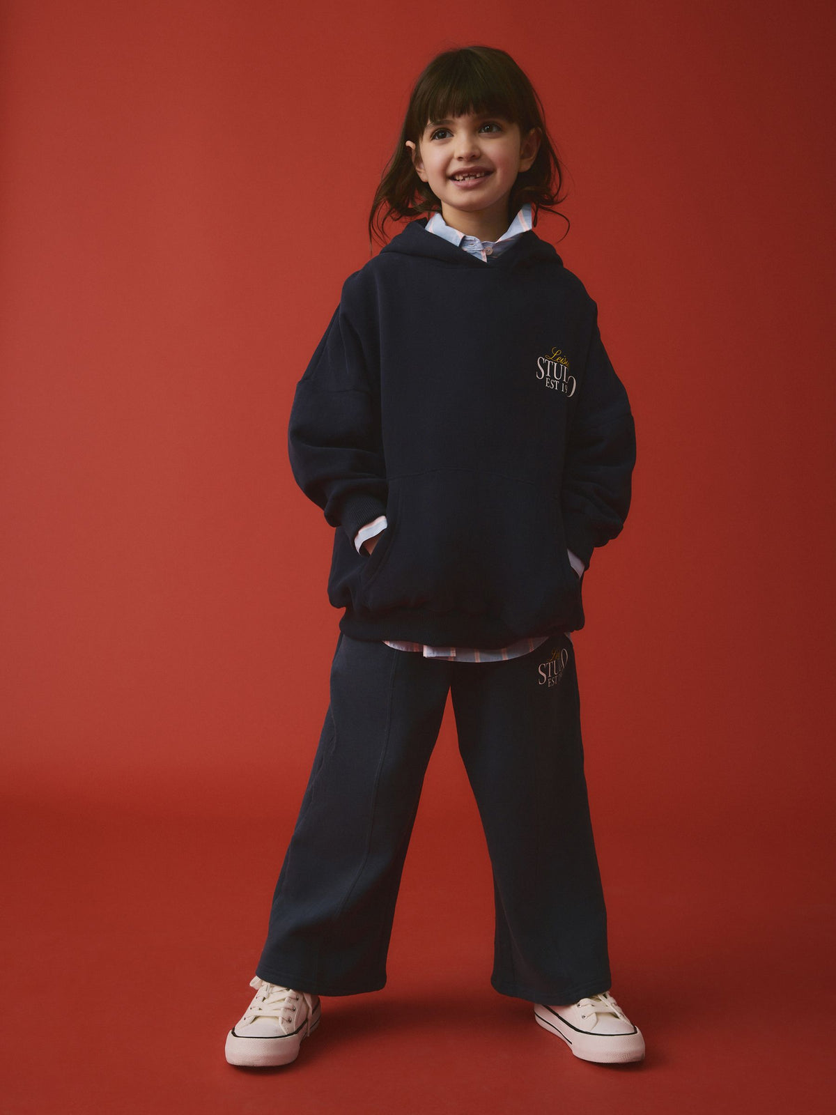 Navy Blue Hoodie (3-16yrs)