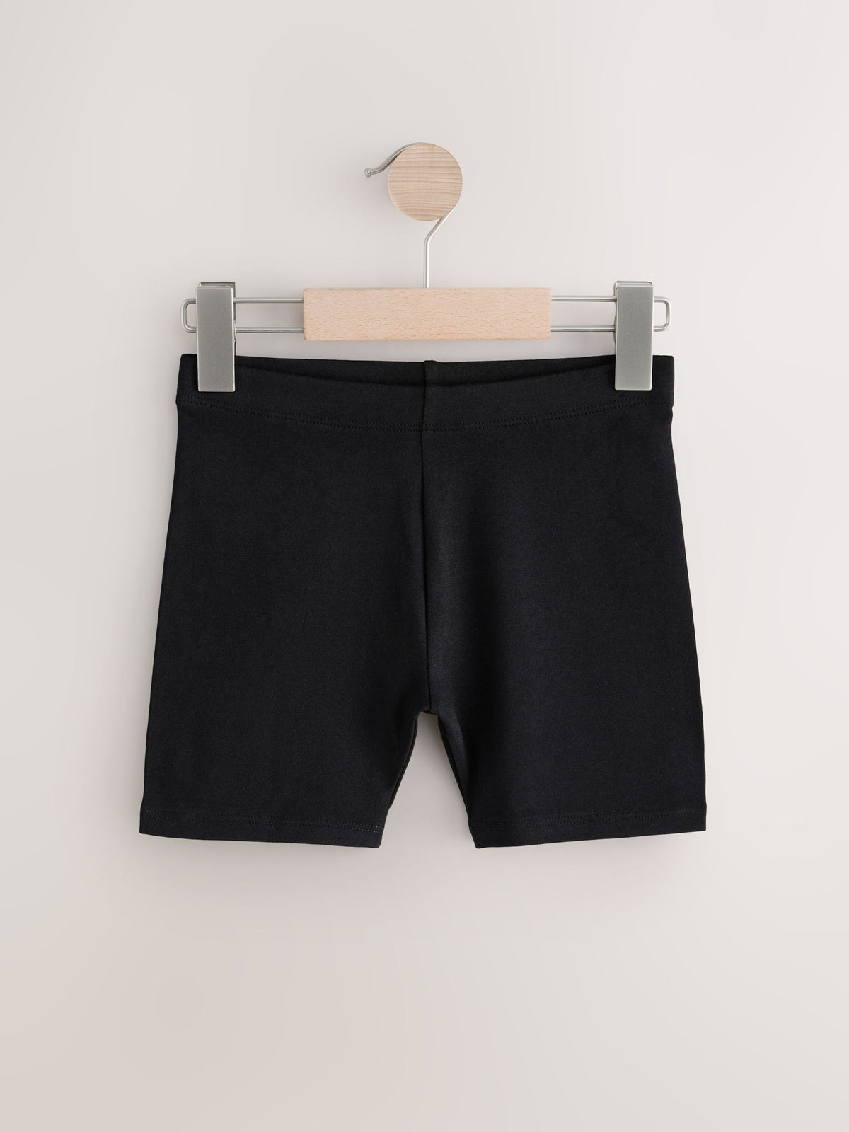 Black 7 Pack Rich Stretch Cycle Shorts (3-16yrs)
