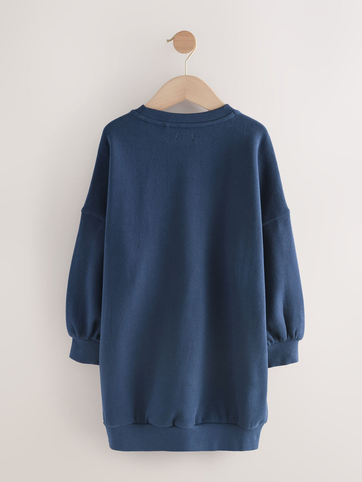 Navy Sequin Star Jumper Dress (3-16yrs)