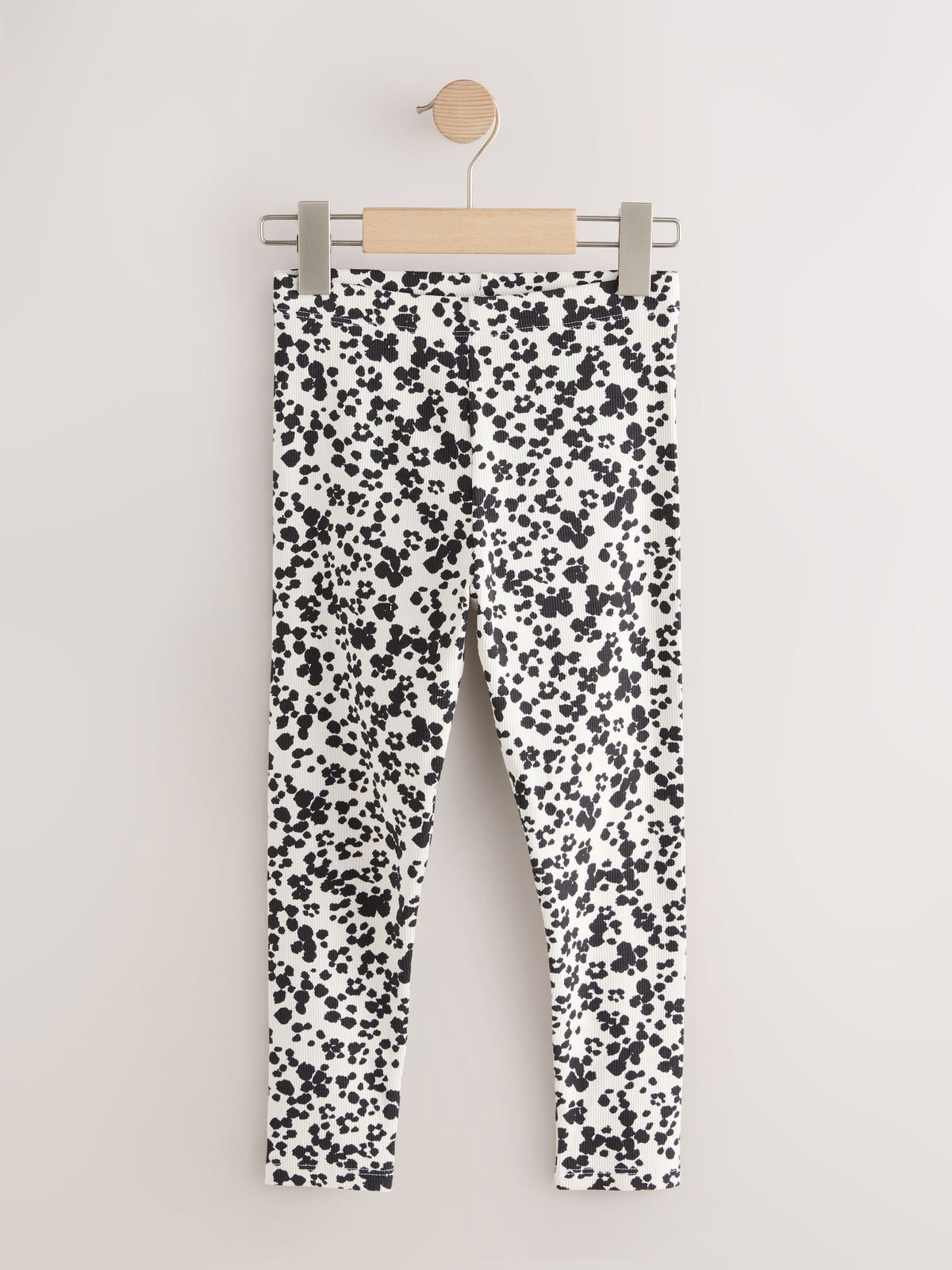 Animal/Neutral Ribbed Leggings 5 Pack (3-16yrs)