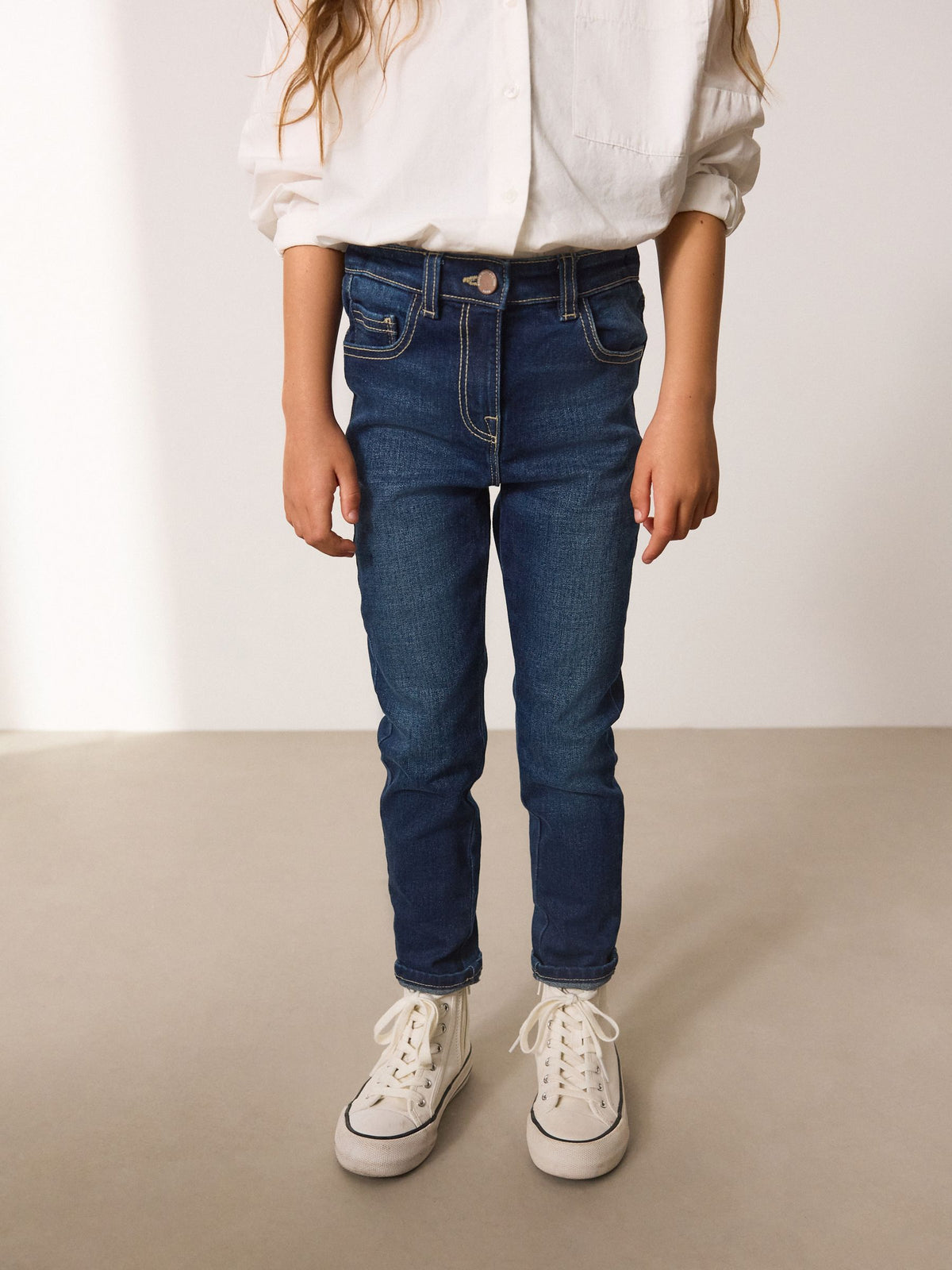 Denim Dark Wash Slim Fit Skinny Jeans (3-16yrs)